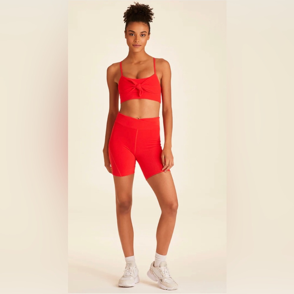 Alala Set: Bike Shorts and Top NWT